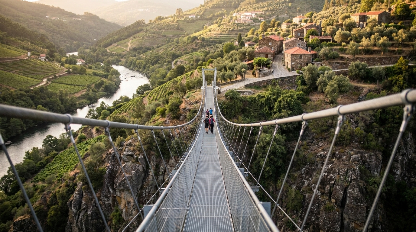 Arouca 516 Bridge: Conquering Portugal's Longest Pedestrian Suspension Bridge