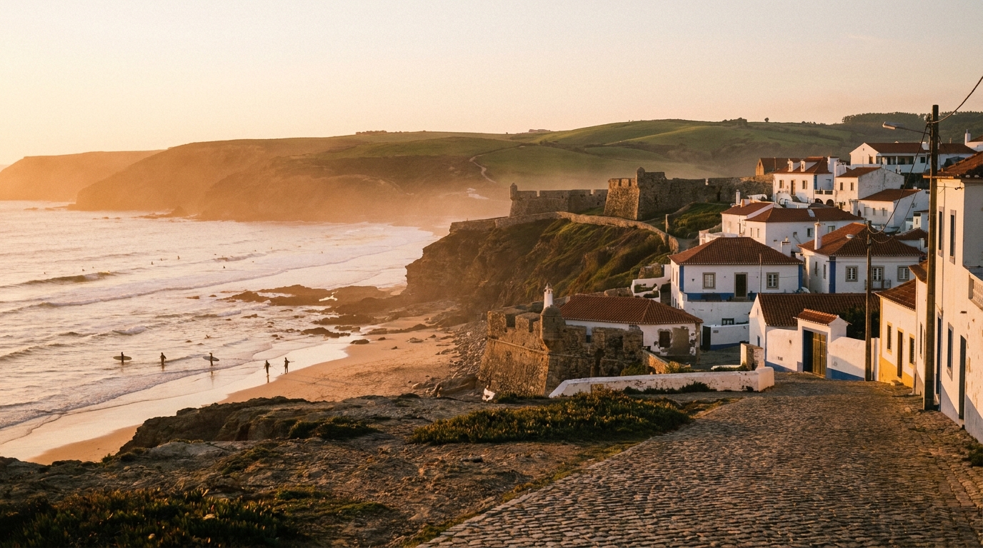 Portugal's Golden Hour: Embracing Surf Culture and Sunset Beaches