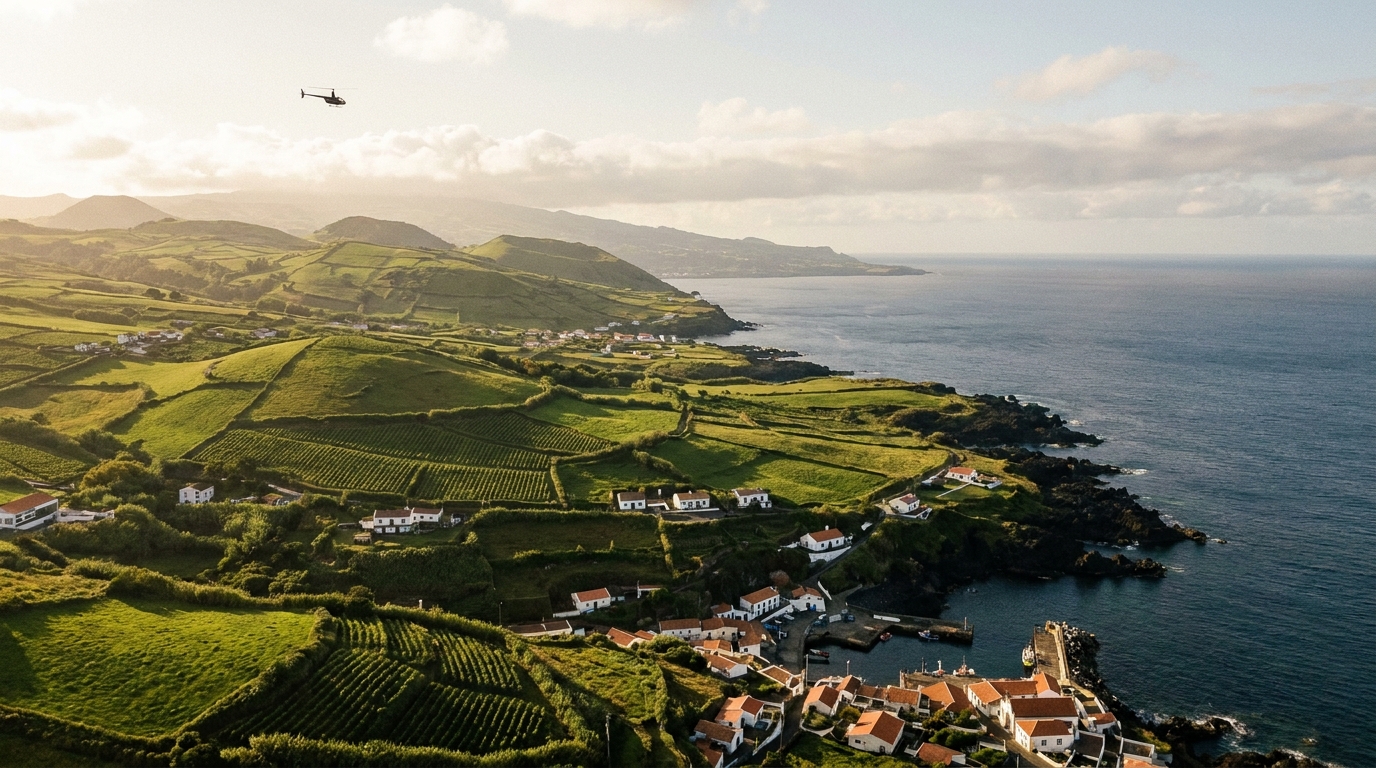 Experience the Azores from Above: Luxury Helicopter Tours