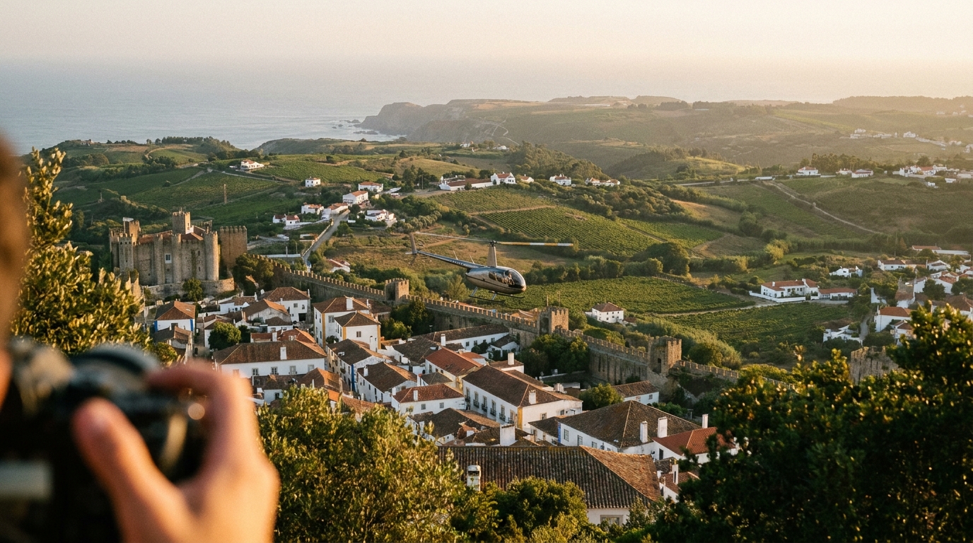 Óbidos from Above: Luxury Helicopter Experiences