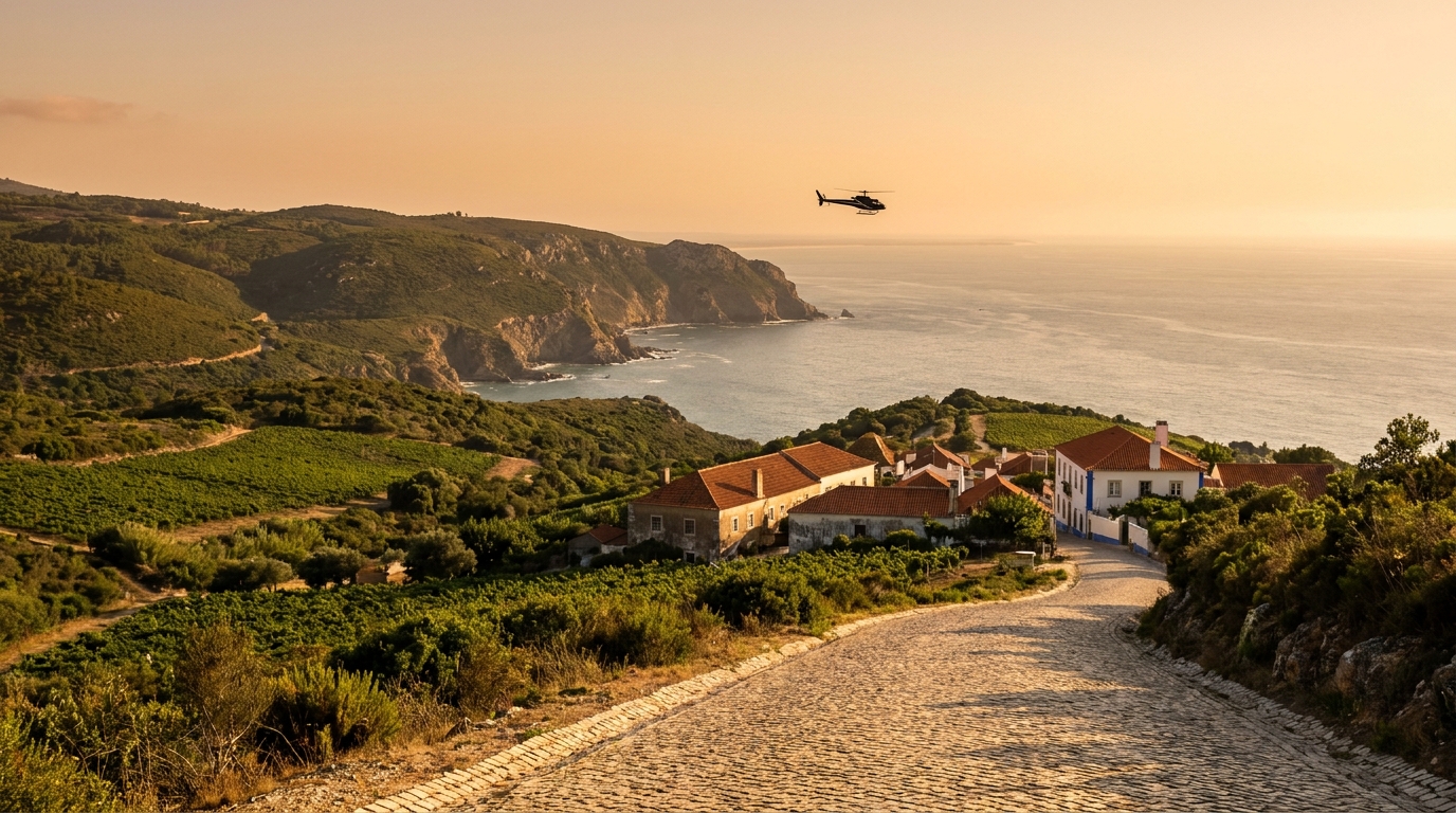 Luxury Helicopter Tours over Setúbal & Arrábida: A Sky-High Perspective