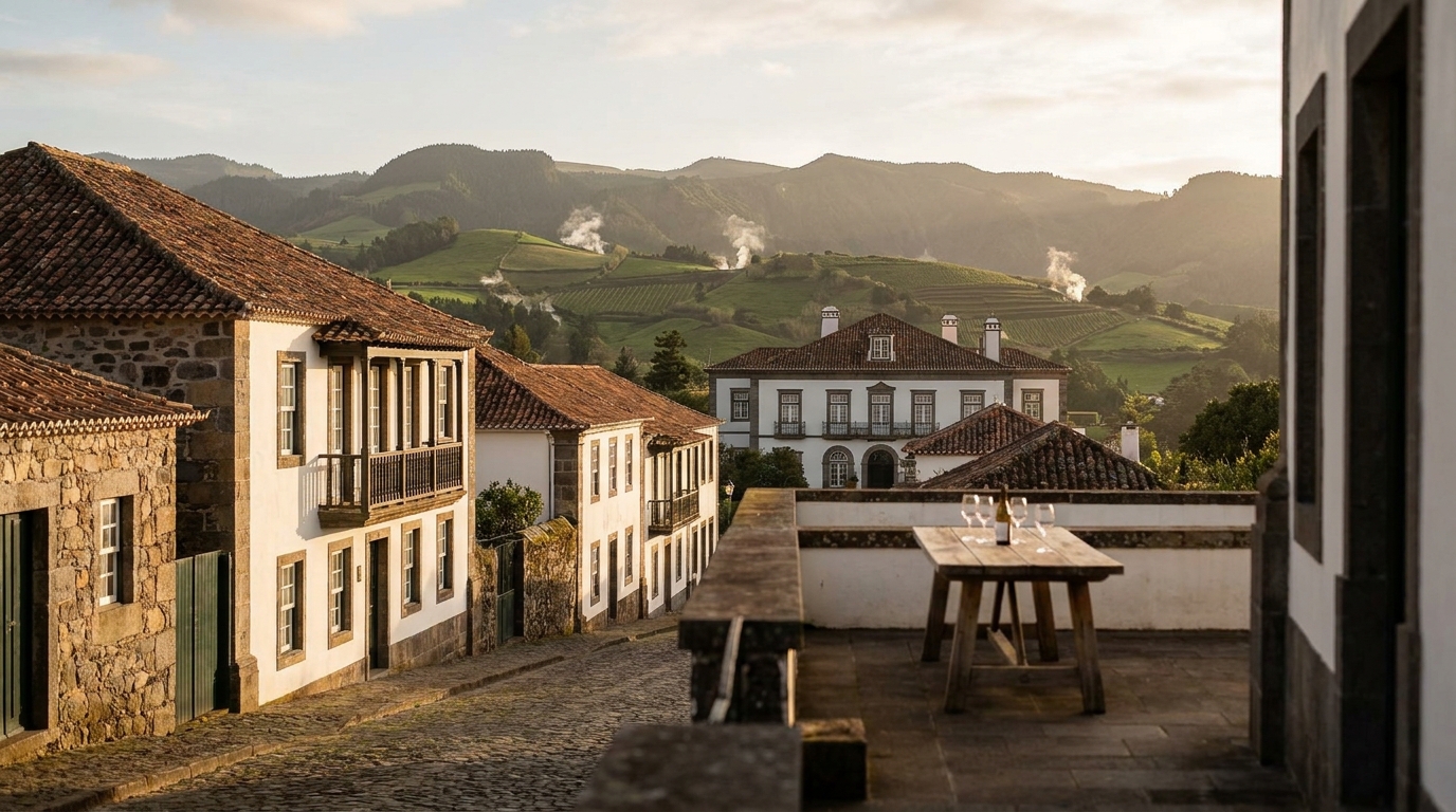 Savouring Azorean Wines Near Bensaude Furnas Boutique Hotel